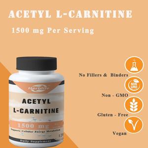 Cápsulas de Acetil L-Carnitina 1500mg de Alta Potencia, Suplemento Deportivo Personalizable, Venta al por Mayor, 120 Unidades, Apoya la Producción de Energía - Product Image 5