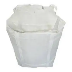 2024 High Quality Customized White Color Bulk Bag Uncoated FIBC Jumbo Bag with PE Liner Breathable 1000kg Loading Weight