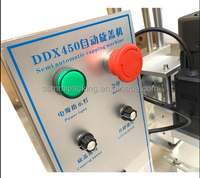 En stock, machine de bouchage semi-automatique DDX-450 pour bouteilles en verre, machine de bouchage électrique manuelle pour barils d'huile