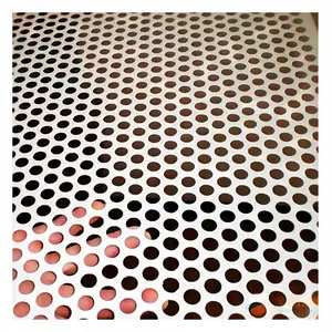 Gözenekli örgü yapısal panellerin imalatında kullanılan delikli metal bakır plakaların yüksek hassasiyetli işlenmesi