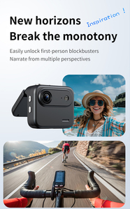 143 ° Caméra d'action grand angle 4k étanche, écran haute définition, style cinéma, caméra de sport créative pour vlog - Product Image 3