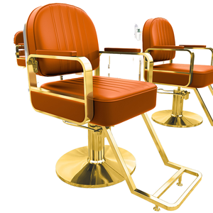 Chaise de barbier de <span class=keywords><strong>coiffure</strong></span> de luxe Hauteur réglable Caractéristique de levage Cuir synthétique Styling Salon de beauté Vente pour les salons de <span class=keywords><strong>coiffure</strong></span> - Product Image 1