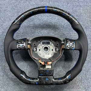 Ytcarbon พวงมาลัยคาร์บอนไฟเบอร์สำหรับรถแข่งขนาด14นิ้ว, พวงมาลัย Mod สำหรับ MK4โปโล <span class=keywords><strong>Jetta</strong></span> <span class=keywords><strong>MK5</strong></span> MK6 MK7 - Product Image 3