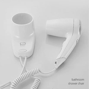 Secador de pelo ajustable de aire frío y caliente de un paso de 1300W, secador de pelo profesional montado en la pared para baño de Hotel - Product Image 4