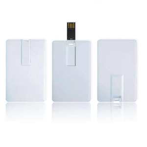 Abs u盘卡u盘128MB至64GB塑料卡u盘经典促销闪存卡 - Product Image 1