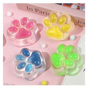 TOYSRUNNER TPR Ultra Soft Giant Cat Paw Squishy Toy Sensory Fidget Stress Relief Kawaii Squishy Ball Ages 5-14+ - Product Image 3