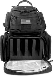 Sac à dos tactique en polyester verrouillable grande capacité pour l'extérieur, la randonnée et les voyages, avec plusieurs poches - Product Image 5