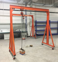 Grue portique réglable et portable avec palan à chaîne pour atelier (vente en gros et au détail)