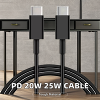 USB-C OEM à USB-C 5 ampères de charge rapide 1M 1.5M 2M câble de données USB Android Long câble de chargeur Type C 5A cordon de charge haute vitesse