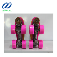 Patins à roulettes les plus populaires, chaussures en PU à quatre roues, patins à roulettes quad pour enfants