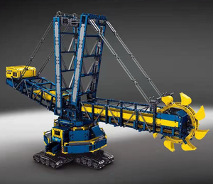 Jouets blocs de construction pour enfants, modèles, jouets à faire soi-même, moule <span class=keywords><strong>King</strong></span> 17006 RC seau, pelle bulldozer, - Product Image 1