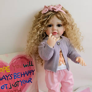 Poupée bébé réaliste <span class=keywords><strong>en</strong></span> vinyle souple de 55 cm, poupée bébé réaliste <span class=keywords><strong>en</strong></span> <span class=keywords><strong>silicone</strong></span>, poupée bébé reborn pour fille, poupées bébé reborn <span class=keywords><strong>en</strong></span> <span class=keywords><strong>silicone</strong></span>, jouets pour enfants - Product Image 2