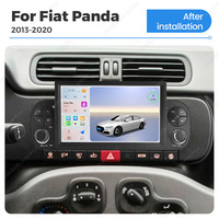 Radio MEKEDE con Pantalla para Auto, GPS, Navegación, Carplay, Sistemas de Interfaz de Usuario Múltiples Integrados para Fiat Panda 2013-2020 de 7 Pulgadas