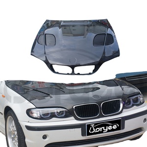Capot moteur avant en fibre de carbone M3, kit carrosserie automobile, pièces de voiture pour <span class=keywords><strong>BMW</strong></span> Série 3 <span class=keywords><strong>E46</strong></span> <span class=keywords><strong>330i</strong></span> 2002 <span class=keywords><strong>2005</strong></span> 2003 2004, accessoire de tuning - Product Image 1