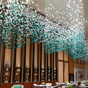 Lampadario di Lusso Personalizzato Grande a LED in Cristallo <span class=keywords><strong>per</strong></span> Ristorante Cucina Decorazioni da Interni - Lampade a Sospensione <span class=keywords><strong>per</strong></span> Ingegneria Alberghiera e Hall - Product Image 2