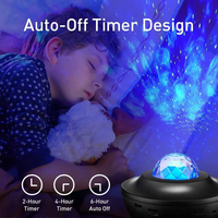 Proyector Inteligente de Luz Nocturna de Cielo Estrellado Láser Altavoz de Música BT Luz Festiva Proyector de Galaxia con Control Remoto