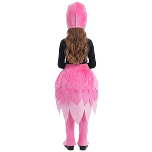 Flamingo Animal Costume For Kids Pink Inflatable Cosplay Outfit Party Performance Costume Age 5-7 Years - Product Image 4