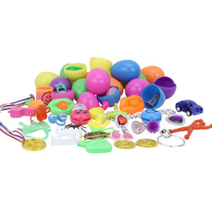 Juego de Huevos de Pascua de Plástico Rellenables, Huevos de Pascua con Juguetes en el Interior, Juego de Figuras de Huevos de Pascua para Niños, Regalos para Fiestas - Product Image 3