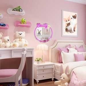 Magnifique miroir mural avec éclairage LED rose néon, affichage personnalisé pour les chambres à coucher, les salons, les centres commerciaux - Product Image 6