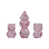 Ensemble de 7 petits dés personnalisés de 10mm, ensemble personnalisable, d6 d8 d10 d12 d20, en polyhémisphère, pour cadeau, jeu idéal