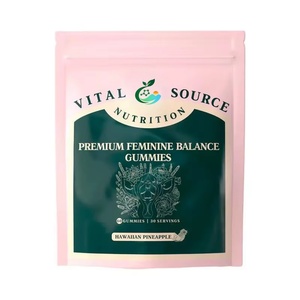 Gummies pour l'équilibre hormonal féminin avec <span class=keywords><strong>des</strong></span> extraits naturels de plantes pour le soutien du cycle menstruel, le bien-être de l'humeur et la santé féminine OEM/ODM - Product Image 3