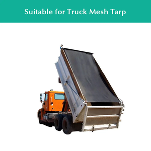 Dump Truck Mesh Tarp 7 X <strong>22</strong> ft Double Pocket Fits Manual or Electric Dump Truck System - Product Image 6