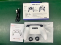 Manette de jeu sans fil avec bouton Turbo, moteur de vibration, batterie 1000 mAh, gyroscope six axes, pavé tactile et haut-parleur intégré