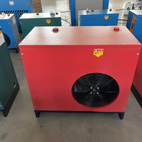 Sécheur d'air réfrigéré à coque et tubes rouge de 6m³ pour système de compresseur d'air à vis 212CFM, système de refroidissement d'air comprimé industriel