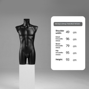 Espositore per Intimo Maschile in Materiale FRP di Alta Qualità, Manichino a Mezzo Busto con Supporto per Vetrine di Negozi di Abbigliamento Sportivo - Product Image 6