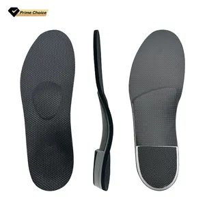 Bestar durable insole PU leather orthotics unisex arch support orthopedic insoles for flat foot