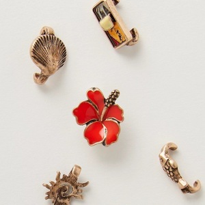 Nuevo Adorno Metálico Vintage <span class=keywords><strong>para</strong></span> Zuecos y Chanclas, con Diseño de Corazón y Flor, de Latón, Elegante y de Moda, <span class=keywords><strong>para</strong></span> Comercio Transfronterizo - Product Image 5
