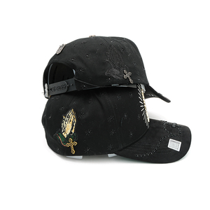 Gorra de Béisbol Ajustable con Logotipo 3D Personalizado, San Judas <span class=keywords><strong>Bigboss</strong></span>, Metal y Pedrería, Nueva, Bajo MOQ, Venta al Por Mayor, Unisex, Modelo G5 - Product Image 2