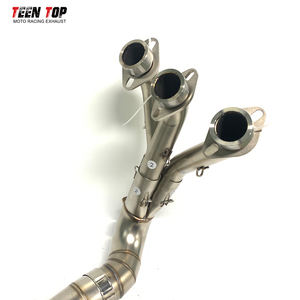 Выхлопная труба из нержавеющей стали для мотоцикла Teentop для <span class=keywords><strong>Yamaha</strong></span> MT09/FZ09 2021 + глушитель выхлопных газов - Product Image 4