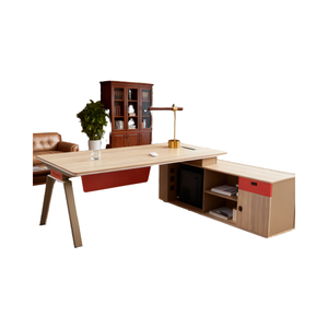 Bureau de travail en bois moderne haut de gamme avec fonctionnalités de réglage personnalisables et dissipation de chaleur - Product Image 2