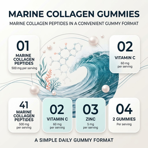 Gummies de collagène marin OEM ODM 500mg, 60 unités, en vrac, marque privée - Product Image 4