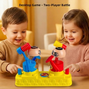 2 Players Plastic Hammer Battle <b>Desktop</b> Games Competitive Tabletop Stress Relief Parent-child Educational <b>Toy</b> Birthday Party - Product Image 3