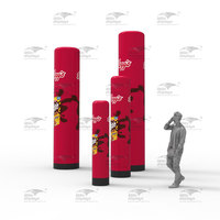 Colonne gonflable publicitaire personnalisée hermétique pour événement extérieur