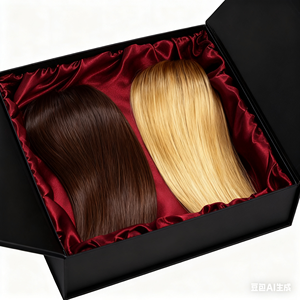 Hộp đựng tóc giả, mỹ phẩm, nước hoa cao cấp, từ tính kép, hai cửa, gấp đôi, sang trọng, tùy chỉnh - Product Image 2