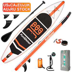 FUNWATER Dropshipping OEM venta al por mayor sup Gladiator Factory <span class=keywords><strong>Softboard</strong></span> tabla de <span class=keywords><strong>surf</strong></span> inflable Sub Paddle Board Yoga Tabla Padel <span class=keywords><strong>Surf</strong></span> - Product Image 1