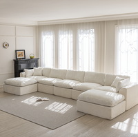 Canapé d'angle modulaire moderne Cloud 2/3/4 places, très demandé, pour salon, appartement et hôpital