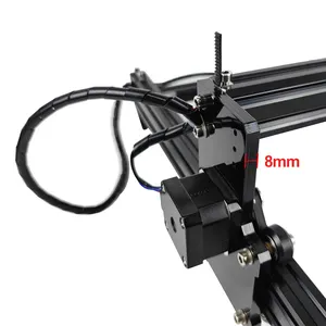 C1 3040 Kit Router Kayu DIY, Alat Pemotong Pengukir Laser 40W 15000Mw untuk Pelat Nama Gambar Printer CNC