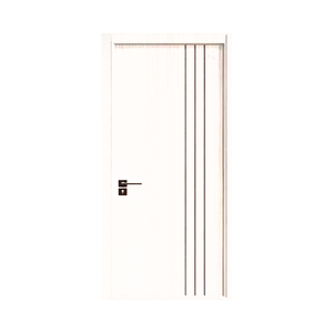 Puertas interiores de chapa de melamina de PVC, puerta con incrustaciones talladas en pavo para el hogar, Hotel, Villa, apartamento, oficina, dormitorio, baño, cocina - Product Image 1