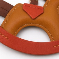 Porte-clés Cheval à Bascule en Cuir Fait Main de Qualité Supérieure, Mignon, Vintage, pour Enfants, Pendentif de Sac, Souvenir, Vente en Gros, Fabricant OEM