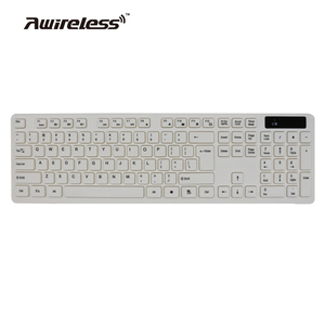 Clavier sans fil espagnol 2,4 GHz ABS 104 touches pleine taille avec disposition personnalisée pour ordinateur - Product Image 1