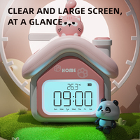 2025 Kinderen Wekker Intelligent Opladen Student Specifieke Cartoon Timer Desktop Wekker Telefoon Controle