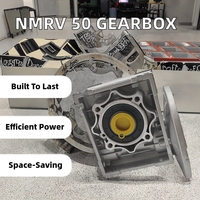 NMRV 50 0.12 ~ 0,75 kW Worm Gearbox 80 86 90 104 110 130 Input Square Flange B14 B5 20HP rasio pemasangan Horizontal