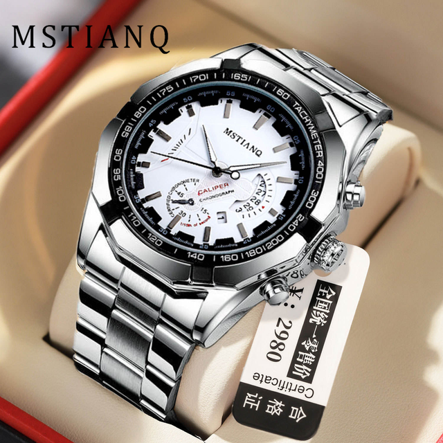 OEM Luxury Watch New Casual Stainless Steel Strap Luminous Pointer Calendar Business Quartz Watch