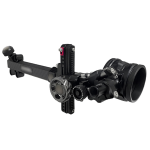 Archery Compound Bow 1 Pin Sight 41 Sight Head, Carbon Fiber Adjustable Sight Rod, Hunting &amp; Target <strong>Shooting</strong> + Metal Scale - Product Image 5
