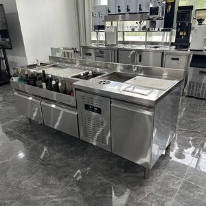 สถานีบาร์ค็อกเทลสแตนเลสแบบใหม่ ระบบทำความเย็น แฟชั่นขายดี ปรับแต่งได้ - Product Image 5