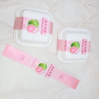 Autocollants personnalisés durables et écologiques pour ceintures – Étiquettes autocollantes étanches pour boîtes à emporter et pâtisseries avec logo
